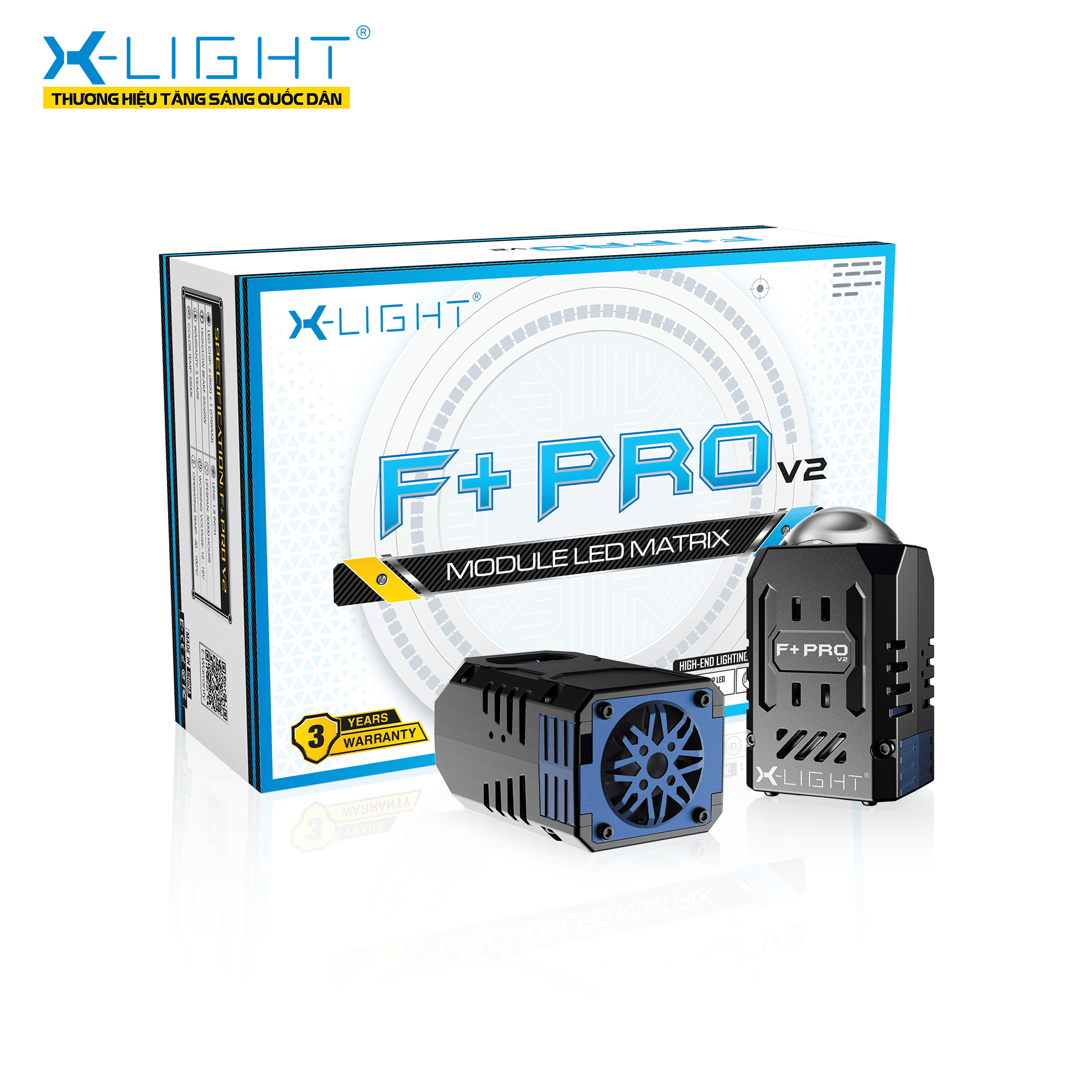 ĐÈN BI LED X-LIGHT F+ PRO - THẾ HỆ THỨ 2